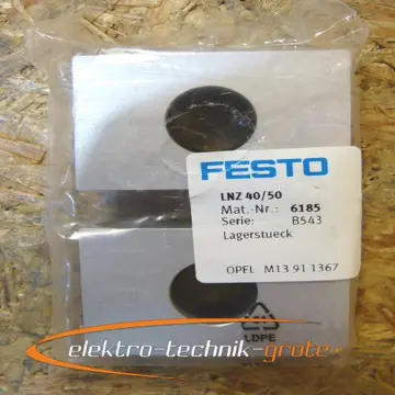 Produktfoto 1 von Festo LNZ 40/50 Lagerstück 6185 (1 Paar) - ungebraucht! -