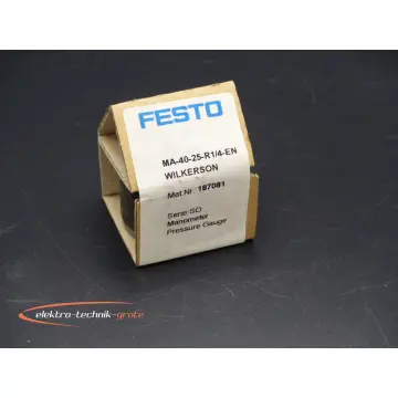 Produktfoto 1 von Festo MA-40-25-R1/4-EN Manometer > ungebraucht! <
