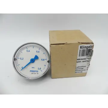 Produktfoto 1 von Festo MA-50-1-G1/4-MPA Mat.Nr. 192734 Serie: V3 Manometer > ungebraucht! <