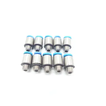 Produktfoto 1 von Festo Steckverschraubung Ø 4 mm Gewinde 6,77 mm Länge 18,5 mm VPE 10 Stk.