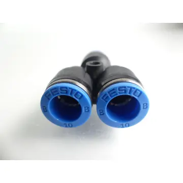 Produktfoto 1 von Festo Y-Steckverbindung B10 / 3 Durchgänge Ø 10 mm Länge 46 mm