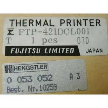 Produktfoto 1 von FTP-421DCL001 PC Board für Thermal Printer Hengstler Nr 0 053 052 Best Nr 10259 - ungebraucht ! - in OVP