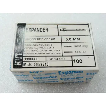 Koenig HK050-CK11-111AK Expander 5,0 mm ungebraucht in OVP VPE 100 Stck