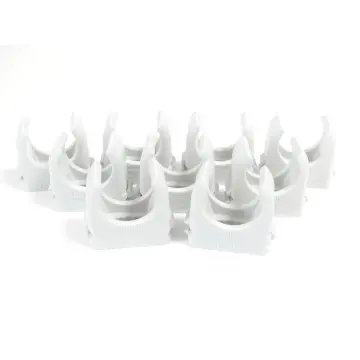 Produktfoto 1 von Kleinhuis 796.130 RO-Clip-Rohrschelle M20 lichtgrau VPE 9 Stück ungeraucht