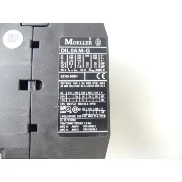 Produktfoto 1 von Klöckner Moeller DIL0AM-G Leistungsschütz + Murr 20 680 Connector 24 VAC DC