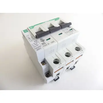 Produktfoto 1 von Klöckner Moeller FAZ-3-C20 Leitungsschuzschalter mit FAZ/FIP-XHI11 Hilfsschalter