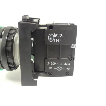 Produktfoto 1 von Klöckner Moeller M22-LED-W Leuchtelement 12-30V 5-14mA + Kontrolllampe grün