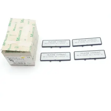 Produktfoto 1 von Klöckner Moeller ZFS78-P3 Zusatzfrontschild (CZ) VPE 4 Stk. -ungebraucht-