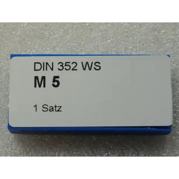 Produktfoto 1 von Handgewindebohrer DIN 352 WS M5 1 Satz bestehend aus Vor - Mittel - und Fertigschneider - ungebraucht - in OVP / made in Germany / Remscheid