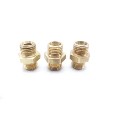 Produktfoto 1 von Hansa-Flex Gerade Einschraubverschraubung Messing 1/4" VPE 3 Stk.