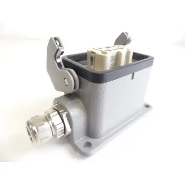 Produktfoto 1 von Harting 6B.LB Anbaugehäuse mit li. Bügel + 6-fach Anschlussverteiler