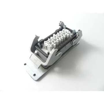 Produktfoto 1 von Harting Anbaugehäuse mit 2 Querbügeln + Phoenix Contact HC-B 16-I-PT-F + Platte