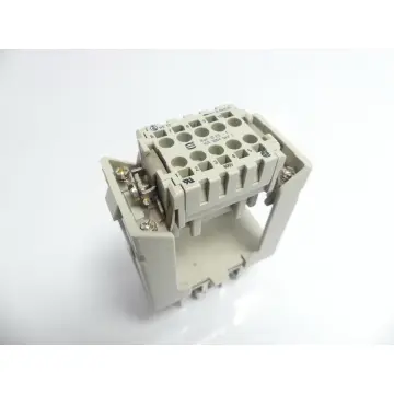 Produktfoto 1 von Harting Han 10 ES - F 16A 500V~ 6kV Buchseneinsatz + Halterung