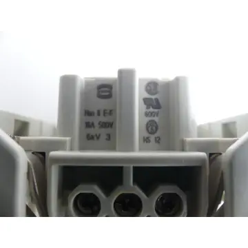 Produktfoto 1 von Harting Han 6 E-F 16A 500V~ 6kV Buchseneinsatz + Halterung