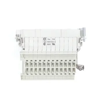 Produktfoto 1 von Harting Han EAV 16A 500V 6kV 3 Connector rechts 600V 24 Polig Buchse