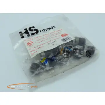 HS Fittings Nr. 241 Reduktionsstücke 1/2" x 3/8" Verzinkt EN/ISO VPE 10stk. -ungebraucht!-