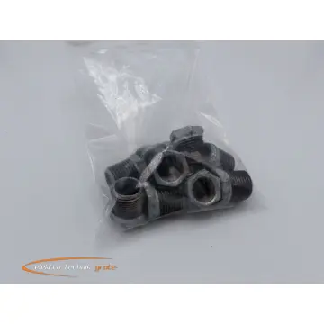 Produktfoto 1 von HS Fittings Nr. 241 Reduktionsstücke 1/2" x 3/8" Verzinkt EN/ISO VPE 10stk.