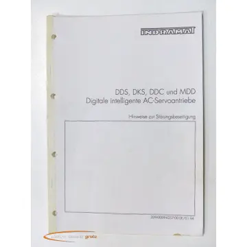 Produktfoto 1 von Indramat Hinweise zur Störungsbeseitigung, DDS, DKS, DDC und MDD