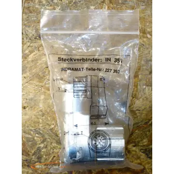 Produktfoto 1 von Indramat IN 351 Steckverbinder 227 393 - ungebraucht! -