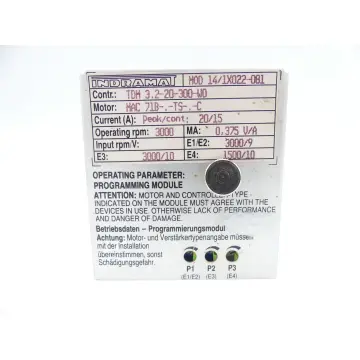 Produktfoto 1 von Indramat MOD 14/1X022-001 für Programmiermodul TDM 3.2-20-3-W0