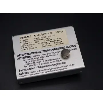 Produktfoto 1 von Indramat MOD01/1X717-011 Programmier Modul für TDM1..-050-300-W1