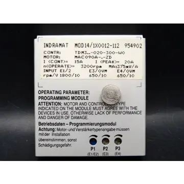 Indramat MOD14/1X0012-112 Programming Module