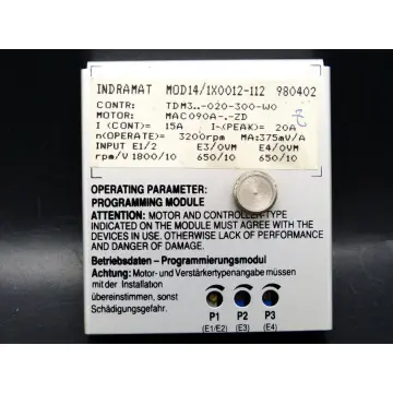 Indramat MOD14/1X0012-112 Programming Module