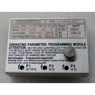 Produktfoto 1 von Indramat Programmiermodul MOD 2/1X633-017 für TDM 1.2-100-300-W1/So102