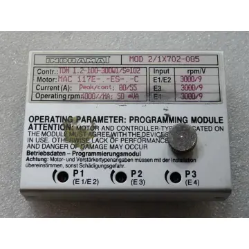 Produktfoto 1 von Indramat Programmiermodul MOD 2/1X702-085 für TDM 1.2-100-300W1/So102