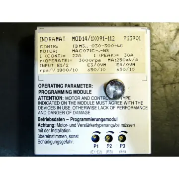 Produktfoto 1 von Indramat TDM3..-030-300-W1 Programming Module MOD14/1X091-112