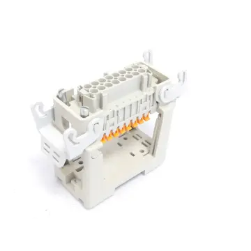 Produktfoto 1 von ilme CSHF 16 Steckverbinder 16-polig 16A 500V/600V 0+AVGL + COB 16 BC Halterung