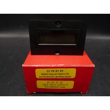 Produktfoto 1 von ipf CI 10 51 01 elektr.LCD Zähler 24-70VAC/DC,40/20Hz > ungebraucht! <