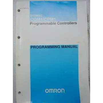 Produktfoto 1 von Omron CQM1/CPM1 Sysmac Programmable Controllers Handbuch