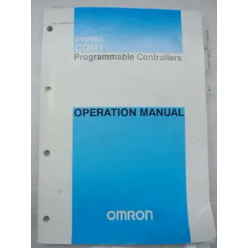 Produktfoto 1 von Omron CQM1 Sysmac Programmable Controllers Handbuch