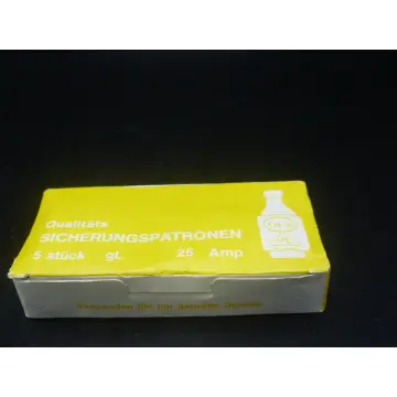 Produktfoto 1 von ÖVE Sicherungspatronen VPE=5Stk. 25 Amp > ungebraucht! <