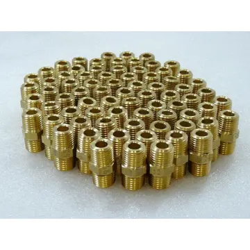 Produktfoto 1 von Legris 0121 14 13 Doppel und Reduziernippel C1 : NPT1/4 - C2 : R1/4 für die Verbindung zweier Verschraubungen mit Außengewinde ungebraucht VPE 75 Stck