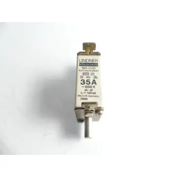 Produktfoto 1 von Lindner NH-C00 Sicherungseinsatz 35A 500V~ VPE: 6 Stück