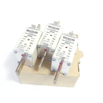 Produktfoto 1 von Lindner NH1GG50V200 Sicherungseinsatz 200A ~500V gL/gG VPE 3 Stück ungebraucht