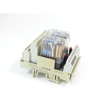 Produktfoto 1 von Lütze RPE-2K / 4W Relaissockel 71728 + 2 Stück STC 25D04C19A Relais