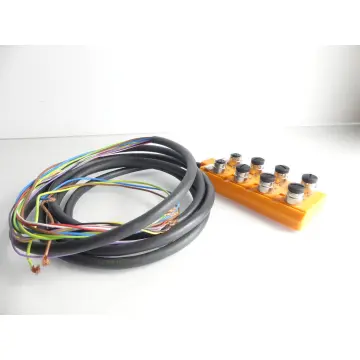 Produktfoto 1 von Lumberg ASB 8/LED 5/4-331 Aktor-Sensor-Box AWM Style 20549 Länge: 2.30m