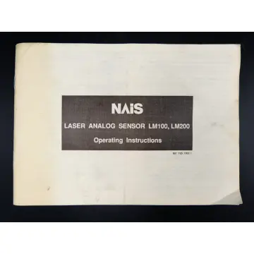 Produktfoto 1 von Matsushita NAIS Laser Analog Sensor LM100, LM200 Operating Instructions