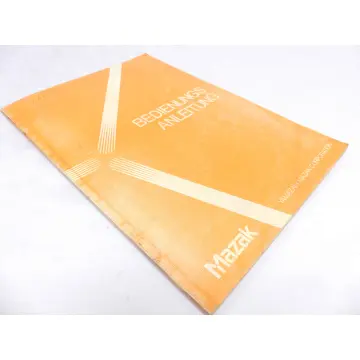 Produktfoto 1 von Mazak Bedienungsanleitung für Bearbeitungs-Monitor System H-400 1 Mazatrol