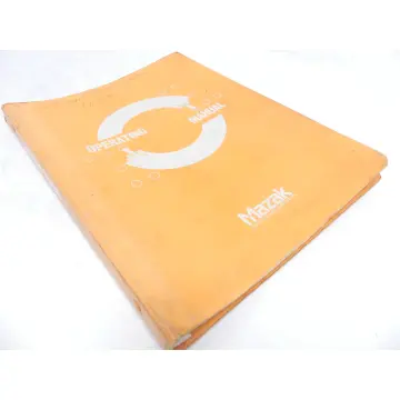 Produktfoto 1 von Mazak Operating Manual Benutzerhandbuch Mazatech H-400 SN: 67404