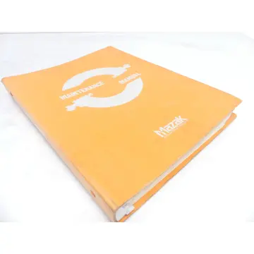 Produktfoto 1 von Mazak Maintenance Manual Wartungshandbuch für Mazatech H-400 SN:70188