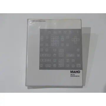 Maho Bedienungsanleitung Für Maho Steuerung CNC 432 Version 600 / 700