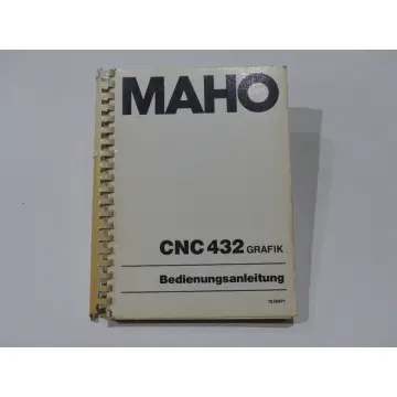 Produktfoto 1 von Maho Bedienungsanleitung für Maho Steuerung CNC 432 Grafik