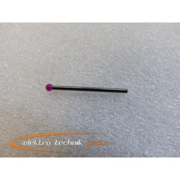 Produktfoto 1 von Messtaster / Taststift rund , Kugel Rubin Ø ca. 2,5 mm , Länge ca. 27,2 mm , Hersteller unbekannt -ungebraucht-