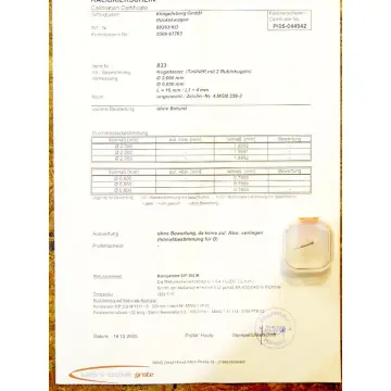 Produktfoto 1 von Messwelk Kugeltaster Ø 2.0 / 0.8 mm L = 15 mm - ungebraucht! -