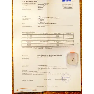 Produktfoto 1 von Messwelk Kugeltaster Ø 2.0 / 0.8 mm L = 15 mm - ungebraucht! -