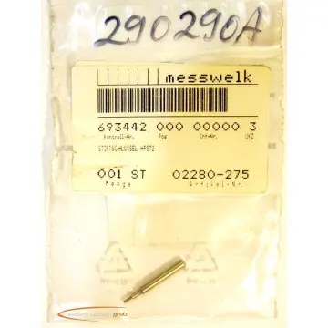 Produktfoto 1 von Messwelk HPST2 Stiftschlüssel 02280-275 - ungebraucht! -